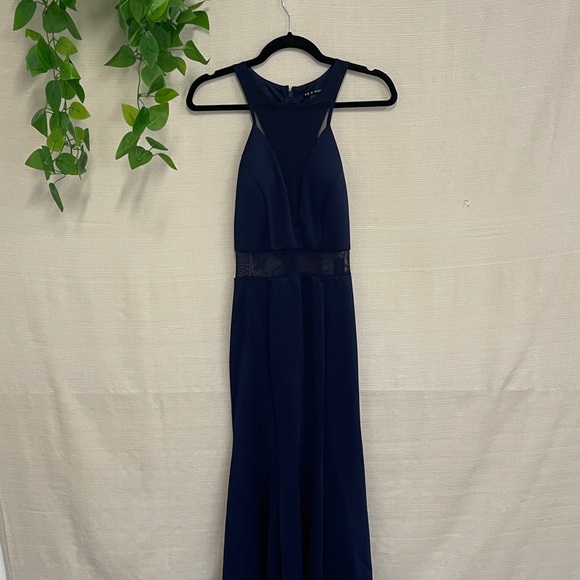 As U Wish Dresses & Skirts - As U Wish Navy Maxi Dress